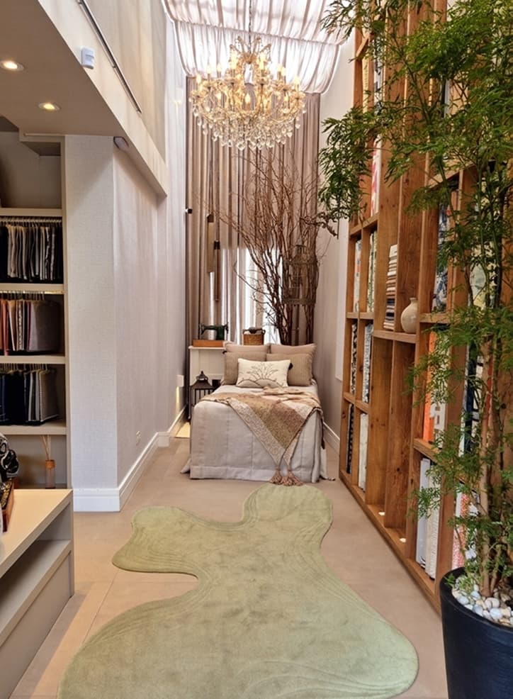 Interior do atelier Marengo Decor — São Paulo